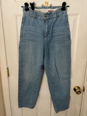 Pilcro Light Blue High-Rise Relaxed Jeans